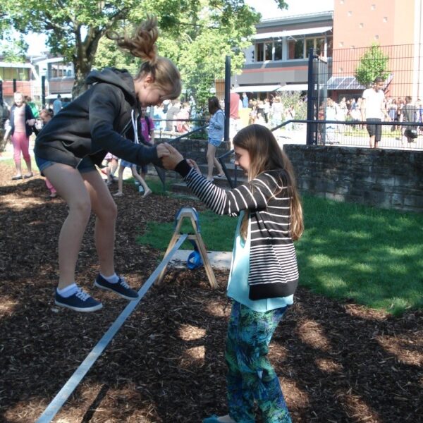 Slackline-Garten