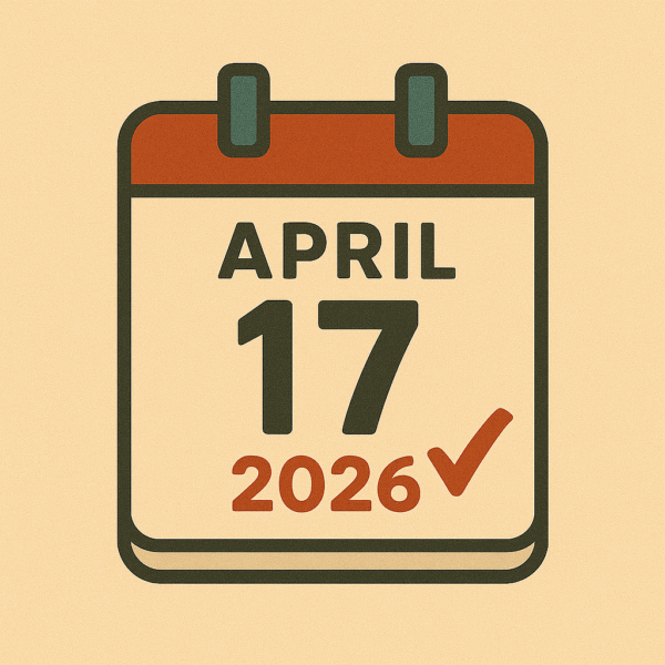 Freitag, 17. April 2026 